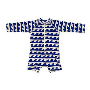 Hanna Andersson Wave Swimsuit Rashguard, 6 - 12 months